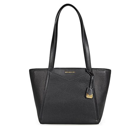 michael kors small tote pebbled leather|Michael Kors pebble leather handbags.